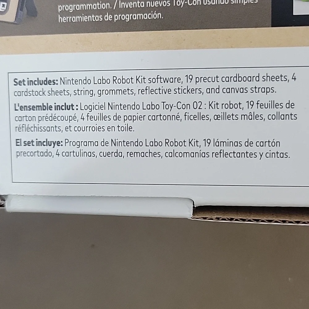 Nintendo Labo Robot Kit - Blue and Orange‎